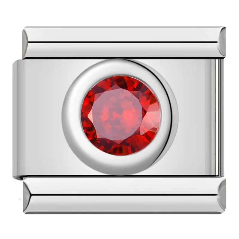Red Stone - Silver