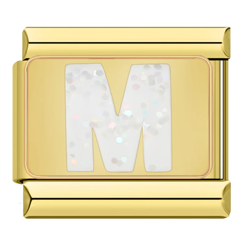 Letter M - Gold
