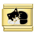 Sleeping Cat - Gold